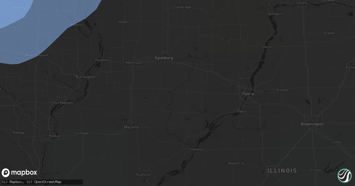 Hail map in London Mills, IL on June 11, 2026