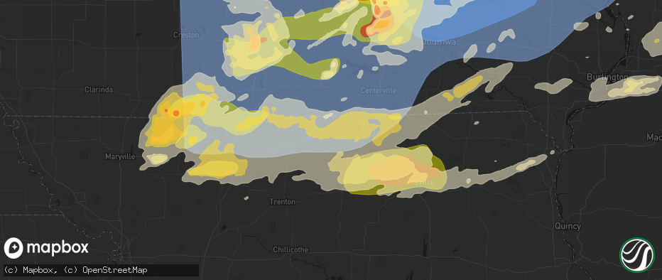 Hail map in Lucerne, MO on June 11, 2026
