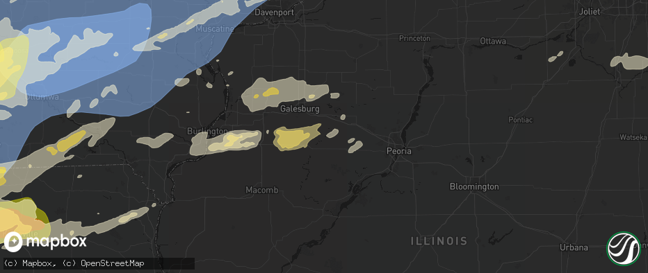 Hail map in Maquon, IL on June 11, 2026