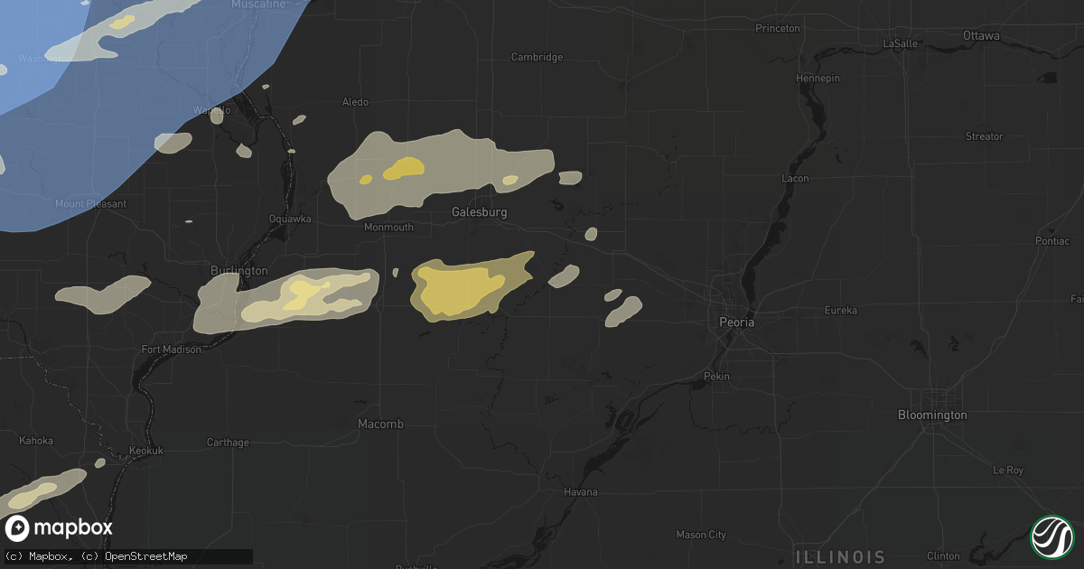Hail map in Maquon, IL on June 11, 2026