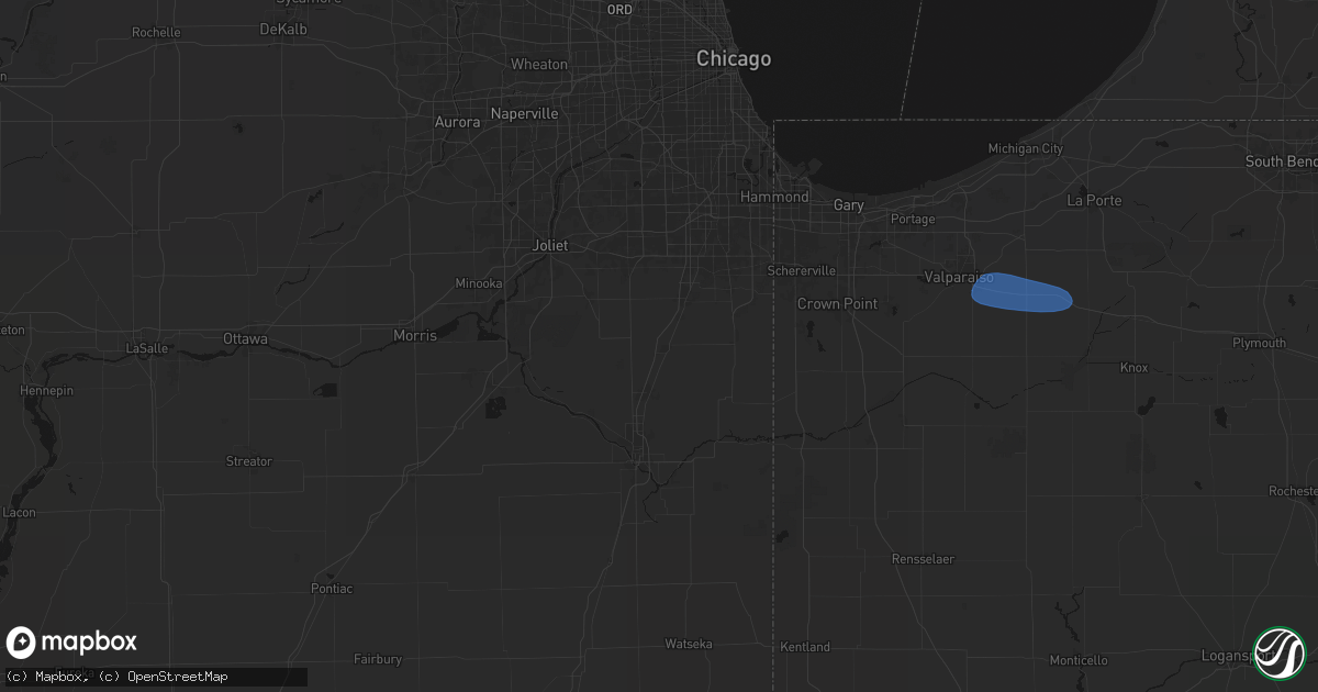 Hail map in Peotone, IL on June 11, 2026