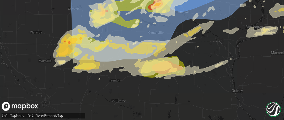 Hail map in Pollock, MO on June 11, 2026
