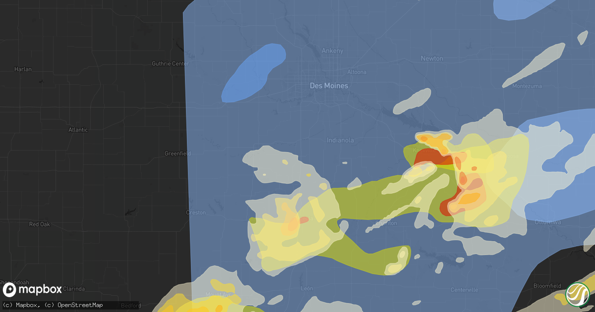 Hail map in Saint Charles, IA on June 11, 2026