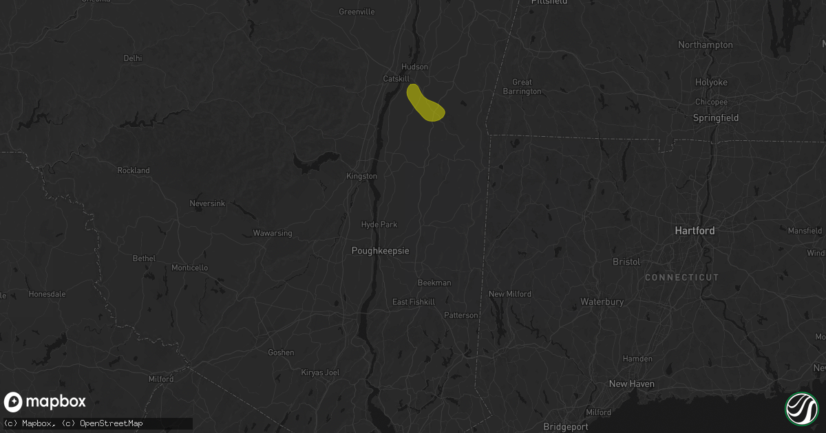 Hail map in Salt Point, NY on June 11, 2026
