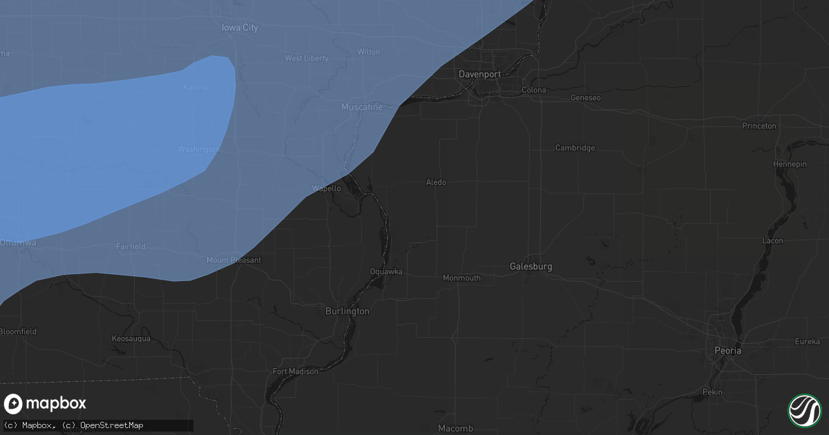 Hail map in Seaton, IL on June 11, 2026