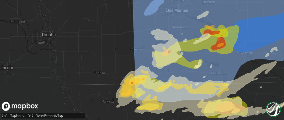 Hail map in Shannon City, IA on June 11, 2026