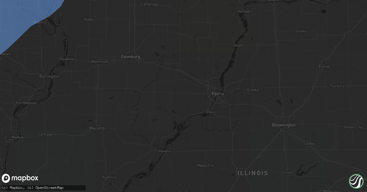 Hail map in Trivoli, IL on June 11, 2026