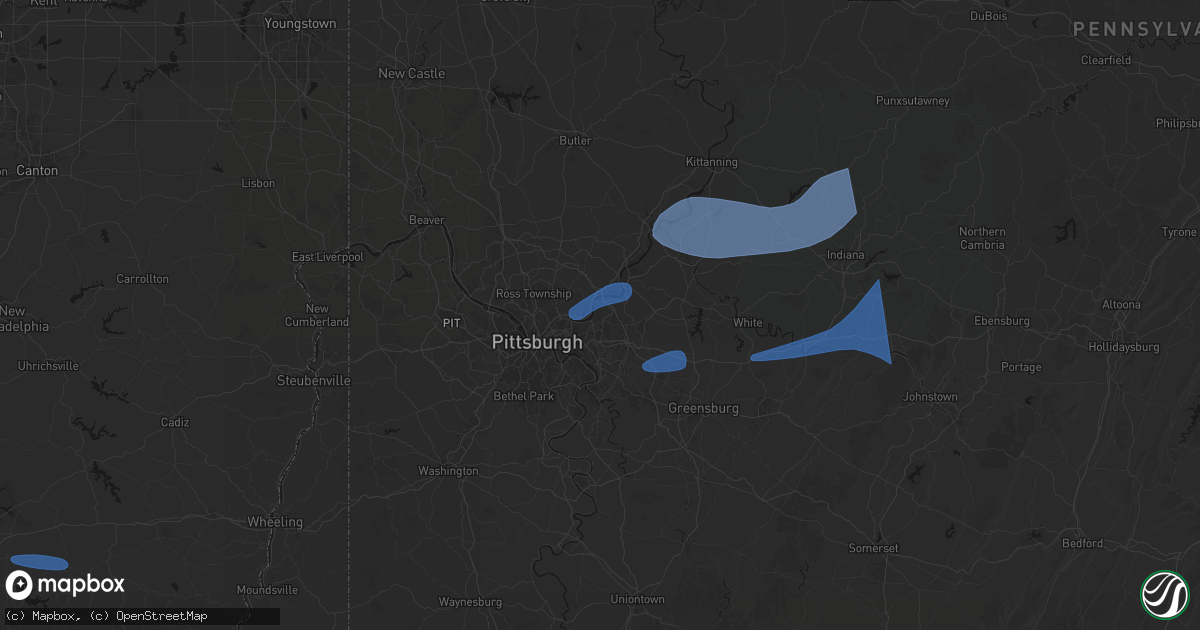 Hail map in Verona, PA on June 11, 2026