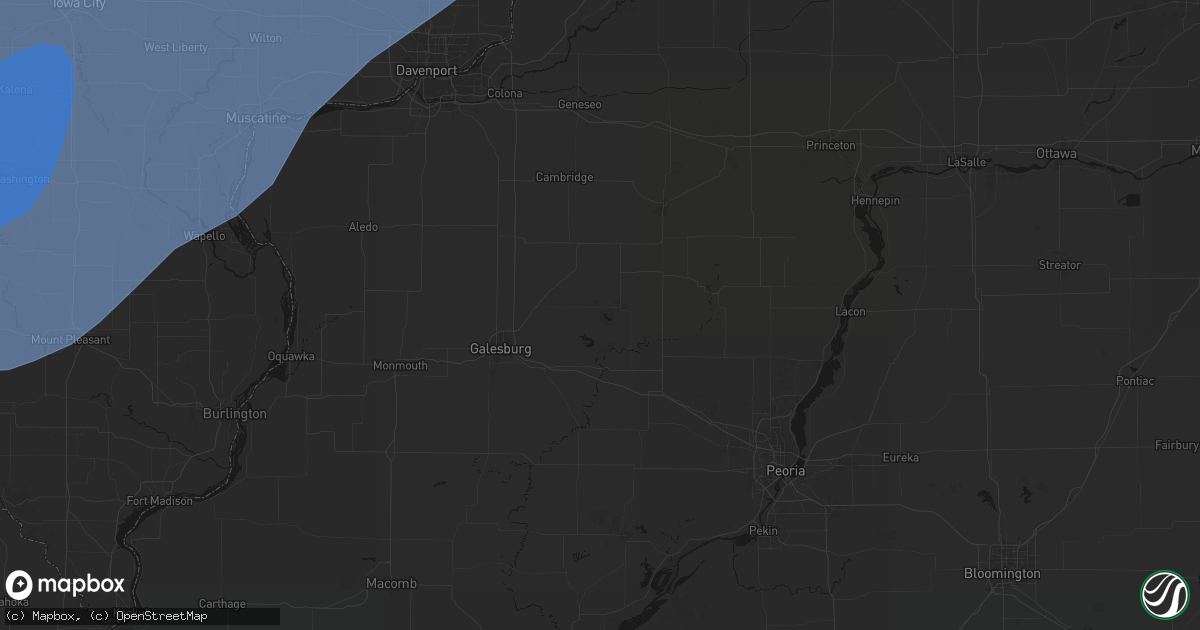 Hail map in Victoria, IL on June 11, 2026