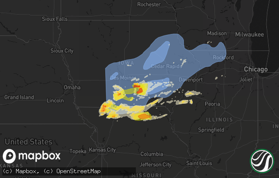 Hail map preview on 06-11-2026