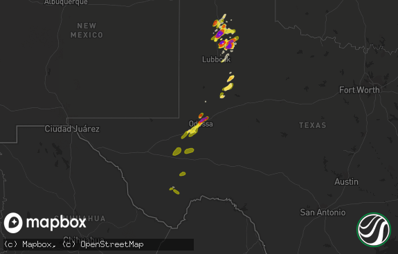 Hail map preview on 06-12-2017