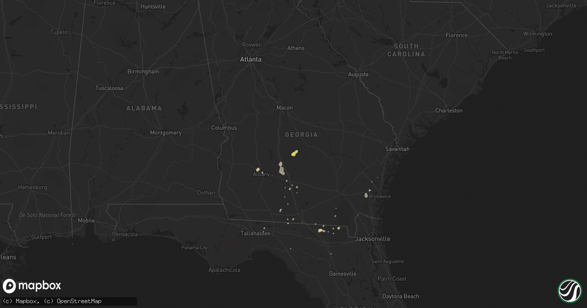 Hail map on June 12, 2020