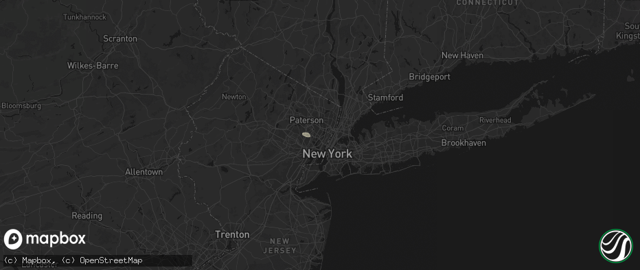 Hail map in Carlstadt, NJ on June 12, 2026