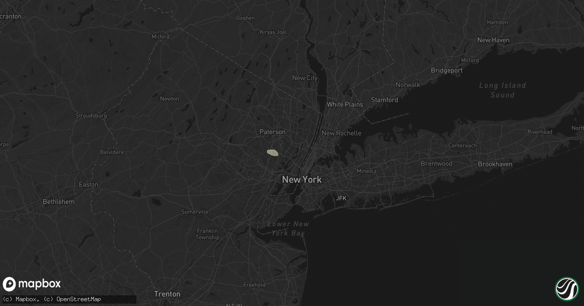 Hail map in Carlstadt, NJ on June 12, 2026