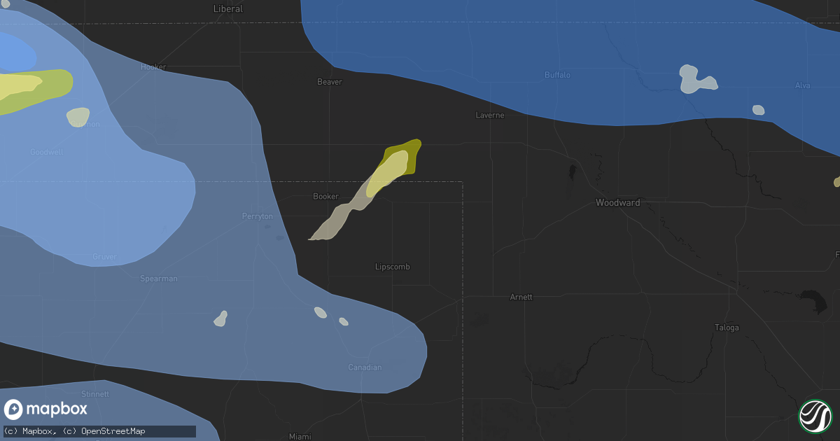 Hail map in Follett, TX on June 12, 2026