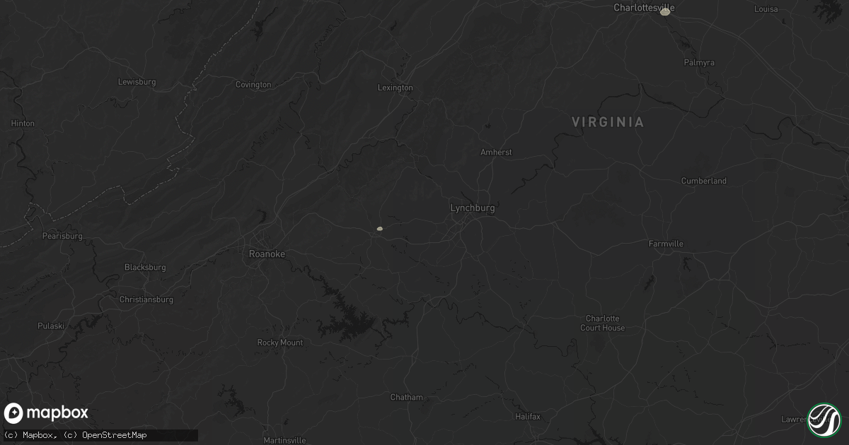 Hail map in Forest, VA on June 12, 2026