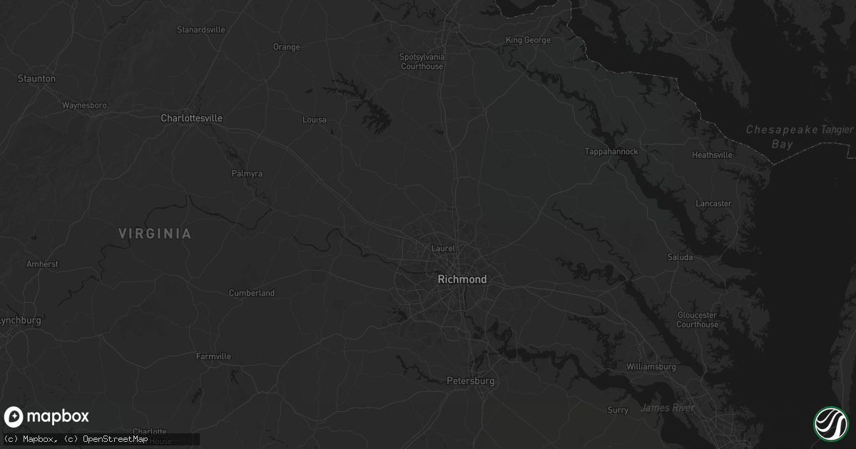 Hail map in Glen Allen, VA on June 12, 2026