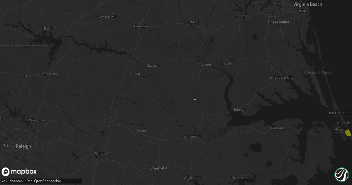 Hail map in Kelford, NC on June 12, 2026