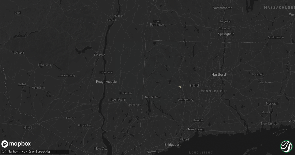 Hail map in Kent, CT on June 12, 2026