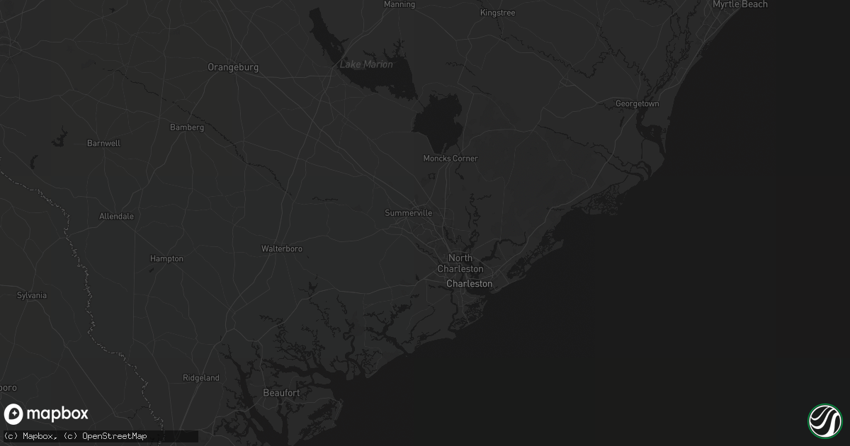 Hail map in Ladson, SC on June 12, 2026