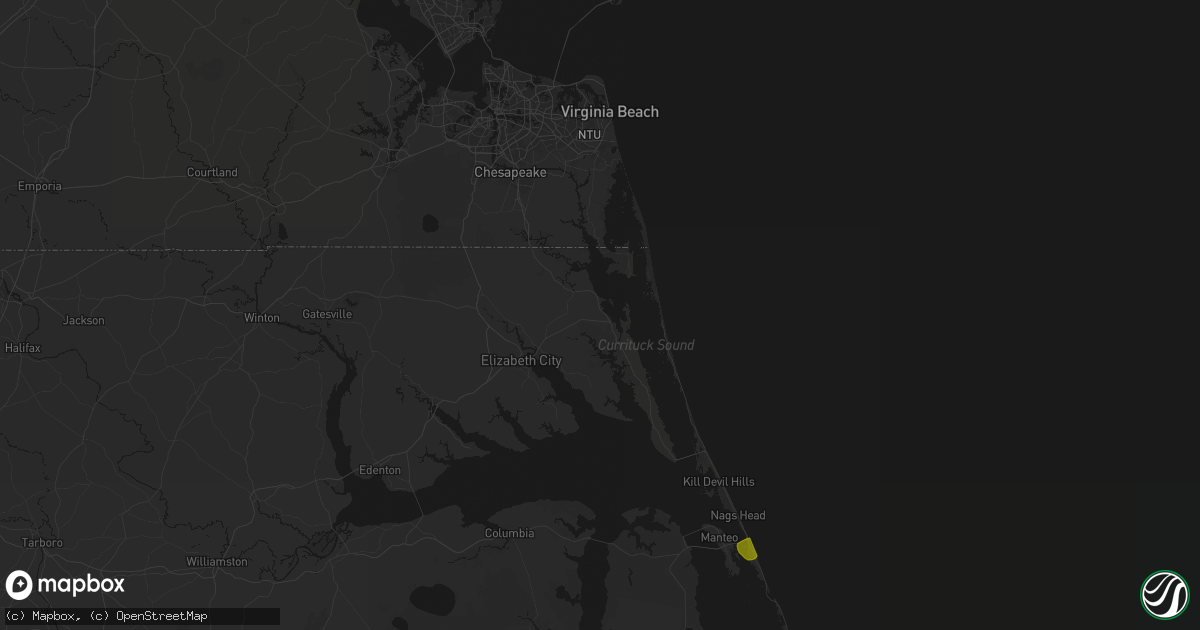 Hail map in Maple, NC on June 12, 2026
