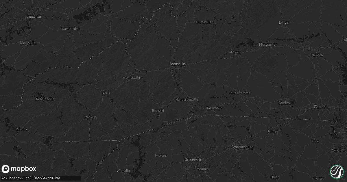 Hail map in Mills River, NC on June 12, 2026