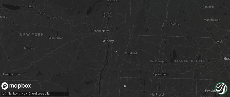 Hail map in Nassau, NY on June 12, 2026