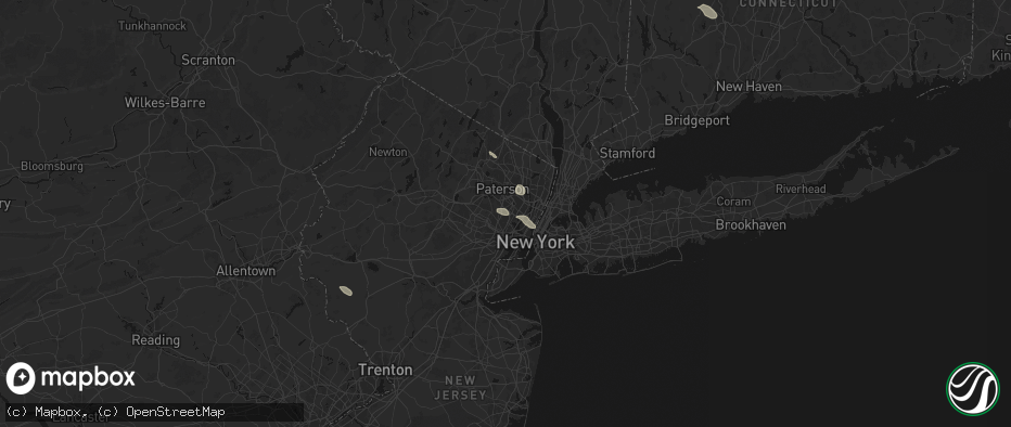 Hail map in Nutley, NJ on June 12, 2026