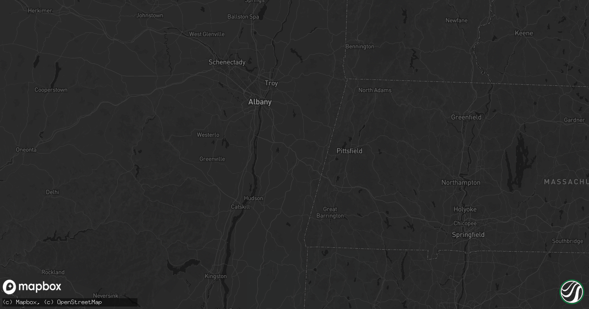Hail map in Old Chatham, NY on June 12, 2026