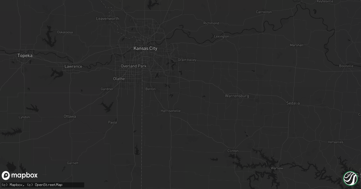 Hail map in Pleasant Hill, MO on June 12, 2026