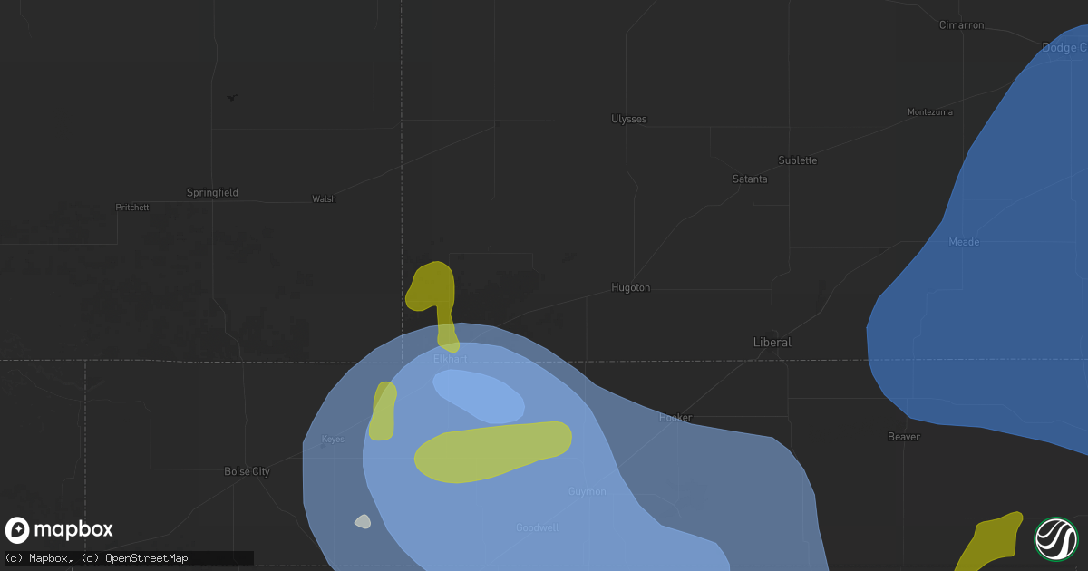 Hail map in Rolla, KS on June 12, 2026