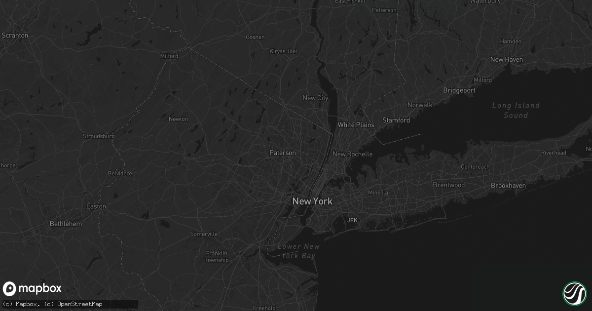 Hail map in Saddle Brook, NJ on June 12, 2026