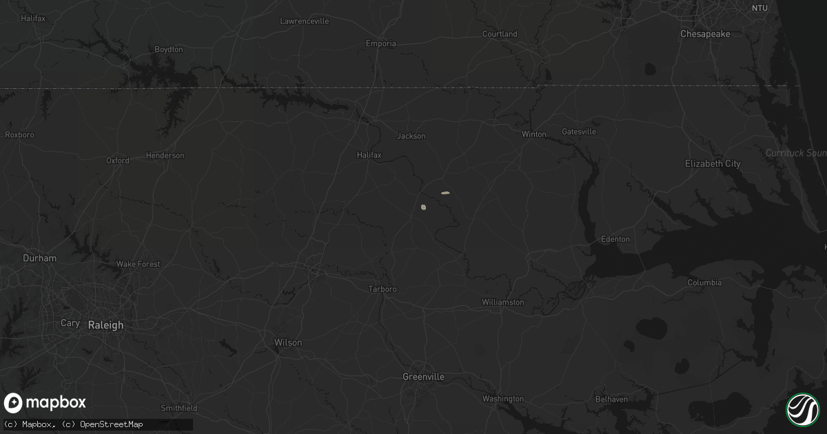 Hail map in Scotland Neck, NC on June 12, 2026