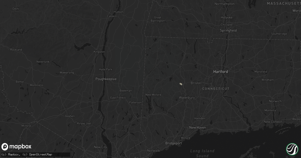 Hail map in South Kent, CT on June 12, 2026