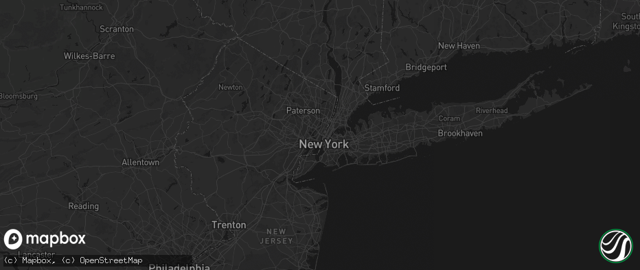 Hail map in Union City, NJ on June 12, 2026