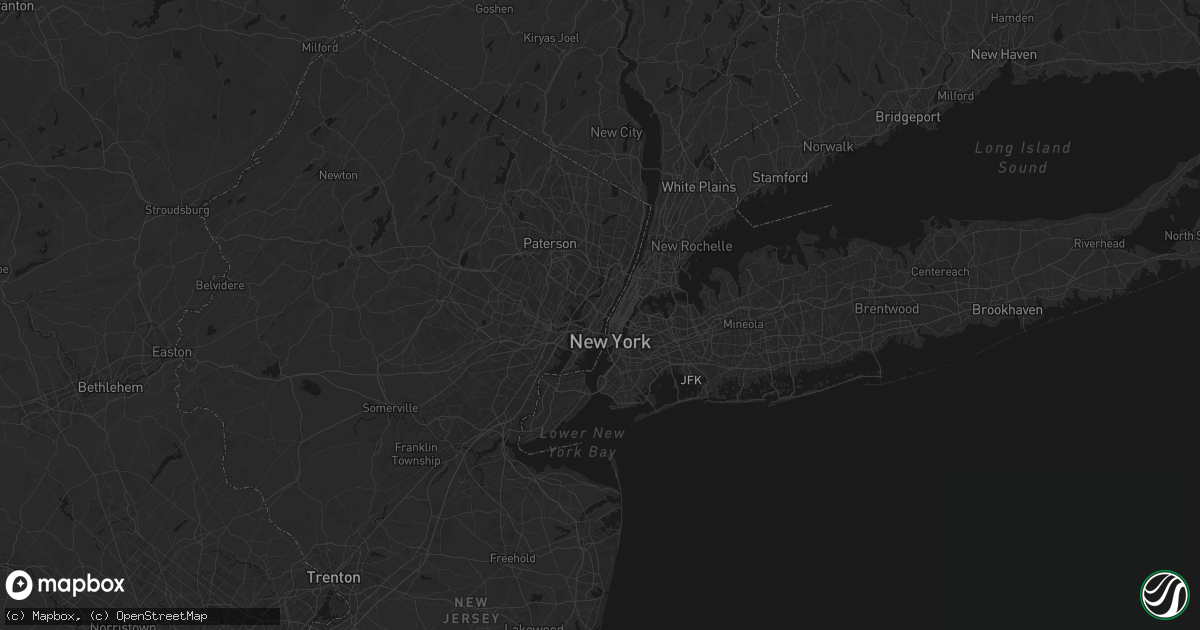 Hail map in Union City, NJ on June 12, 2026