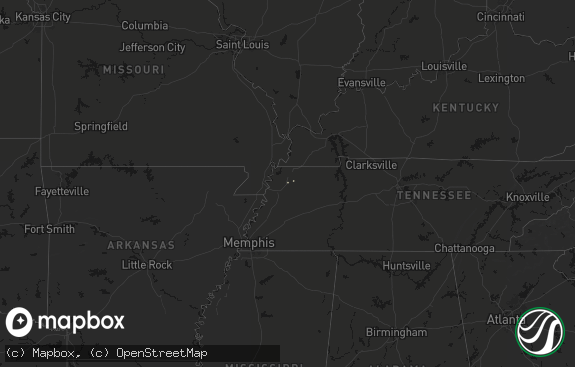 Hail map preview on 06-12-2026