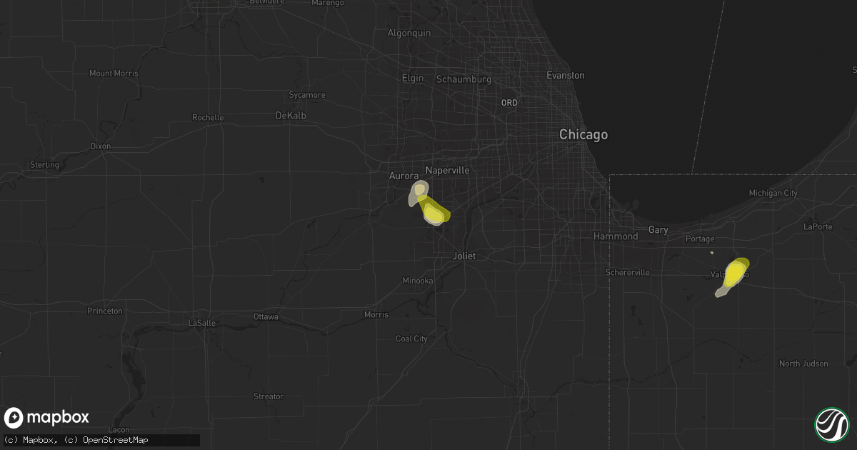 Hail map in Plainfield, IL on June 13, 2017