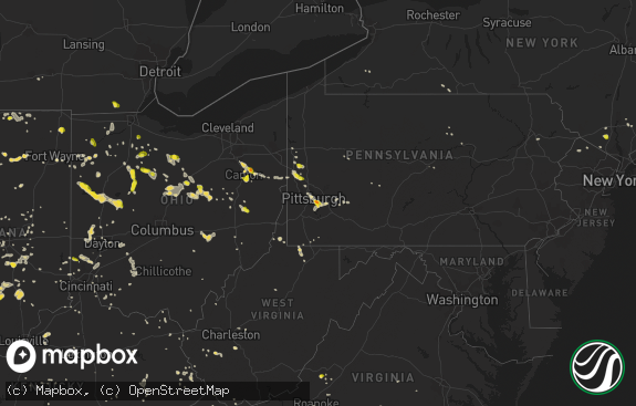 Hail map preview on 06-13-2017