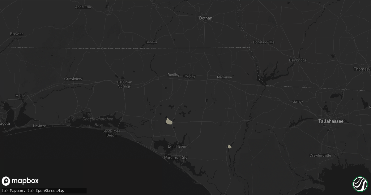 Hail map in Chipley, FL on June 13, 2026