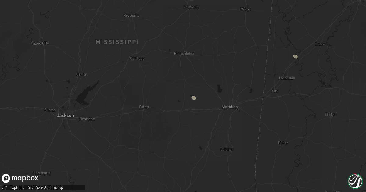Hail map in Decatur, MS on June 13, 2026