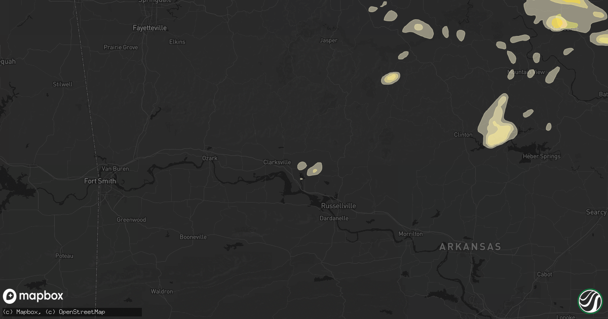 Hail map in Lamar, AR on June 13, 2026
