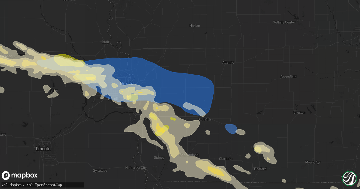 Hail map in Macedonia, IA on June 13, 2026