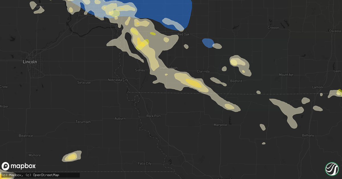 Hail map in Northboro, IA on June 13, 2026