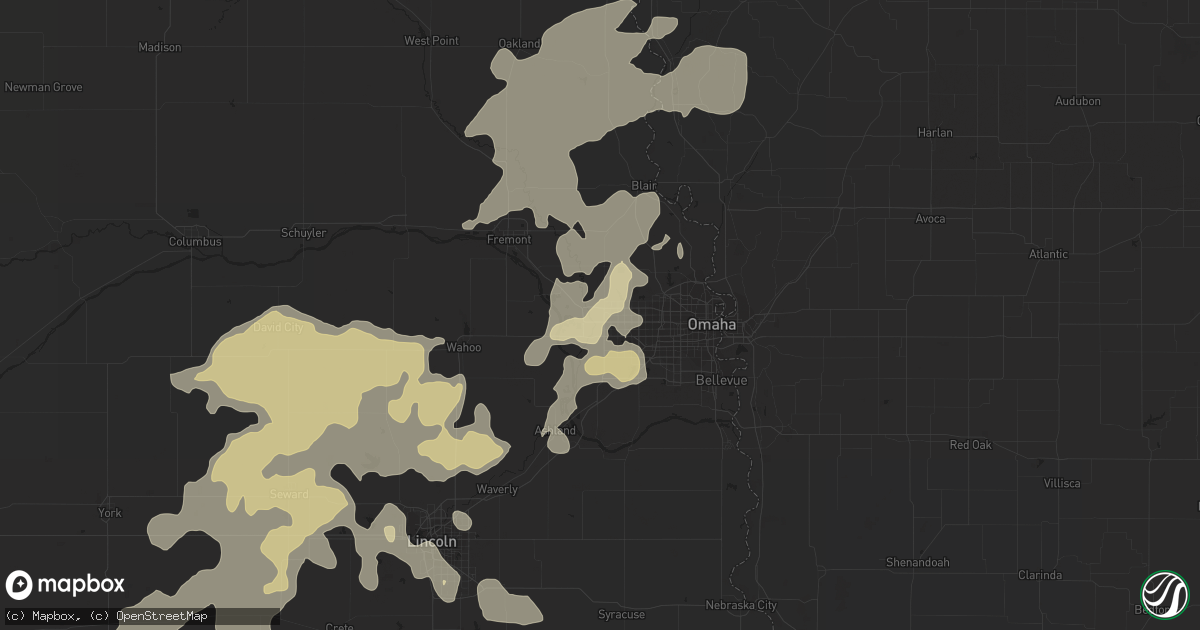 Hail map in Elkhorn, NE on June 14, 2012