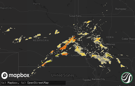 Hail map preview on 06-14-2013