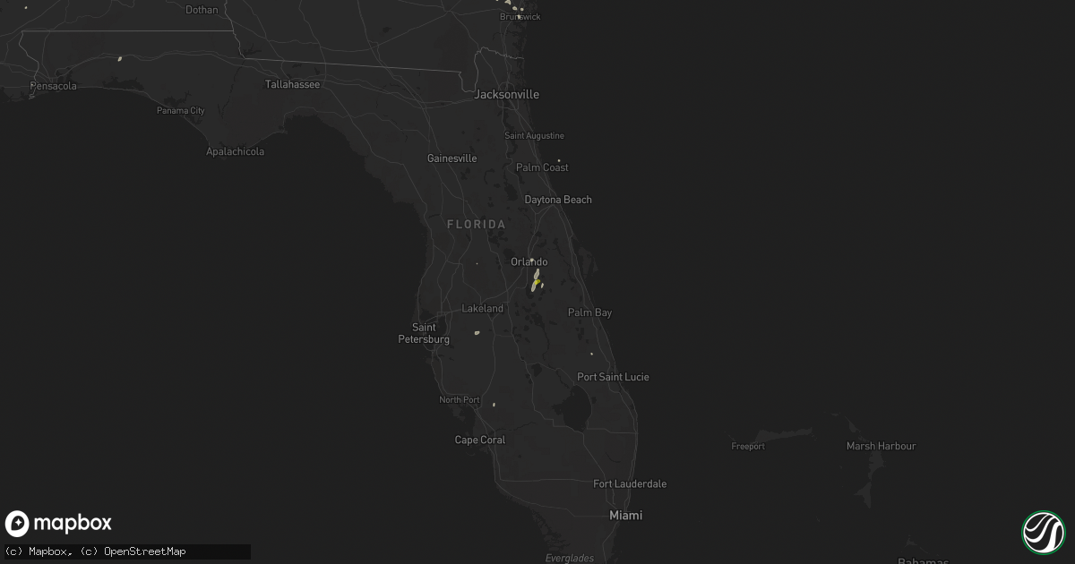Hail map on June 14, 2016