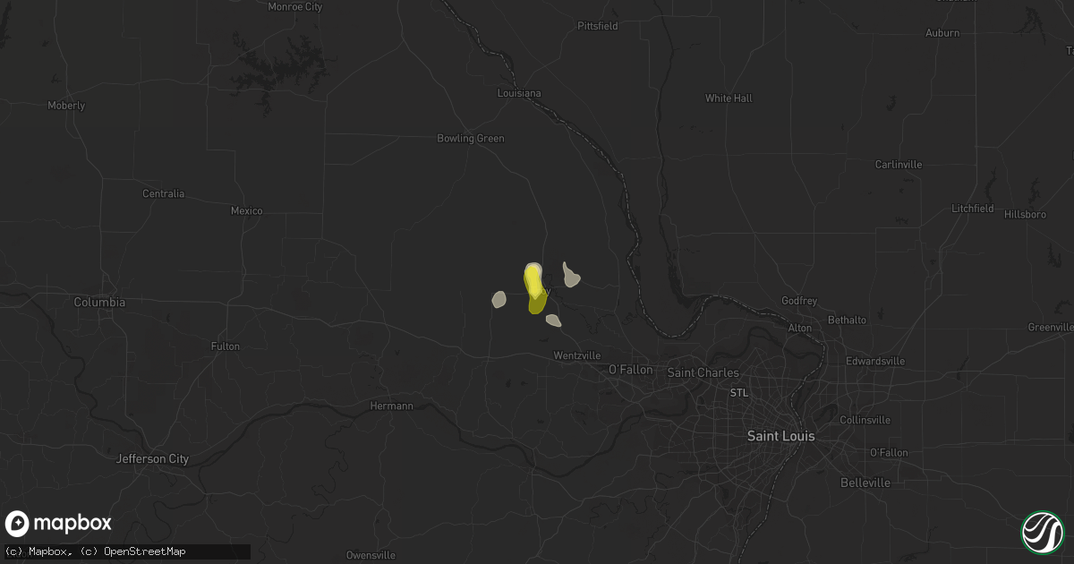 Hail map in Troy, MO on June 14, 2018