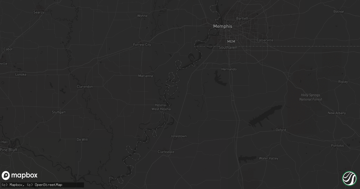 Hail map in Queen City, TX on June 14, 2023