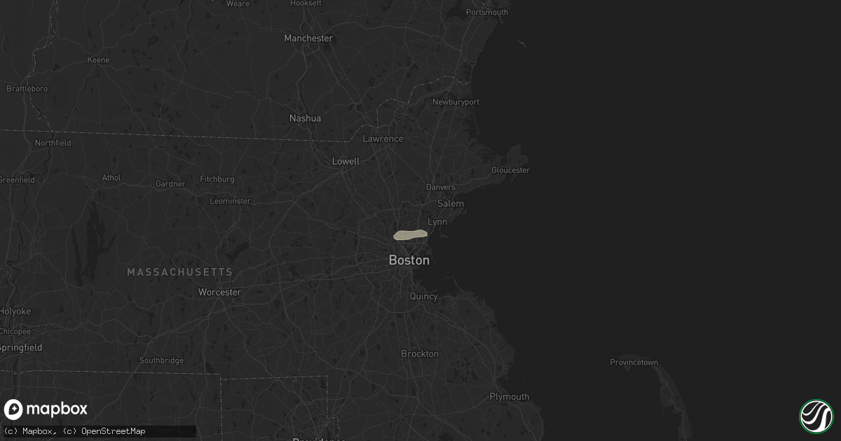 Hail map in Saugus, MA on June 14, 2024
